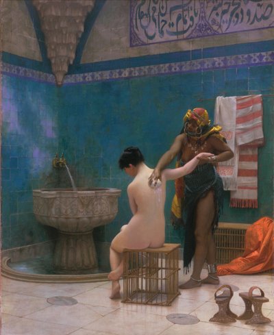 Het bad door Jean Leon Gerome